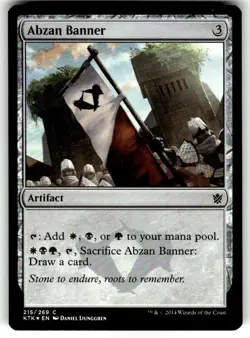 FOIL MTG Abzan Banner Khans of Tarkir Regular - Image 1