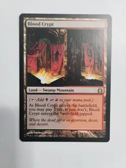 Blood Crypt LP MTG Return to Ravnica (RTR) Authetnic - Image 1