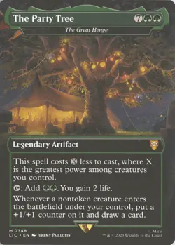 MTG The Party Tree (0348) *Non-Foil* Borderless Box Topper Lord Of The Rings NM - Image 1