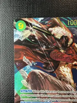 One Piece TCG Dracule Mihawk OP14-119 The Seven Warlords SEC Alt Art Foil - Image 2
