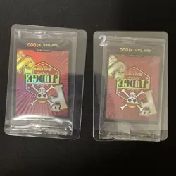 2 x DON !! Card CHAMPIONSHIP JUDGE Promo One Piece Card 25-26 ENGLISH - Image 1