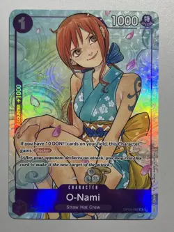 O-Nami (Illustration Box Vol.1) OP05-062 One Piece Promotion Cards Foil NM - Image 1