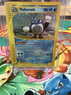 Poliwrath 24/165 Holo - Expedition Base Set - Rare Pokemon Card - 2002 E-Reader - Image 1