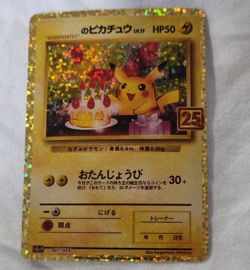 Nintendo Pikachu 007/025 Holo Promo Japanese Pokemon TCG 25th Anniv 2021 HP50 - Image 1