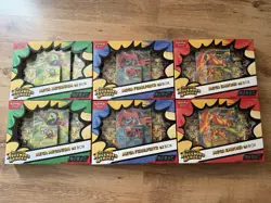 Pokemon TCG Ascended Heroes Mega Meganium Emboar Feraligatr EX Box Set Of 6 - Image 1