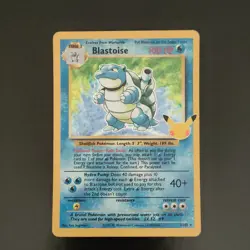 Pokemon Celebrations 25th Anniversary Blastoise 2/102 Holo Rare English 100 HP - Image 2