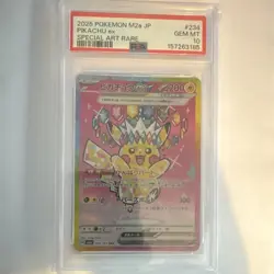 Pokemon PSA 10 Pikachu ex 234/193 M2a Mega Dream Ex Japanese SAR Holo - Image 1