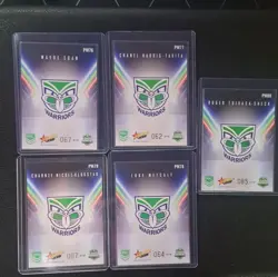 Select 2026 NRL Warriors Playmakers 5-Card PM76 - PM80 New Zealand FULL SET 🔥 - Image 2