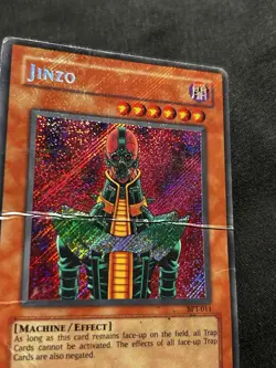 Jinzo BPT-011 Secret Rare Full Holo Bleed Damaged Yugioh - Image 2