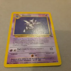 Pokemon TCG Haunter Fossil Unlimited Rare Non-Holo Card 21/62 LP Condition - Image 4