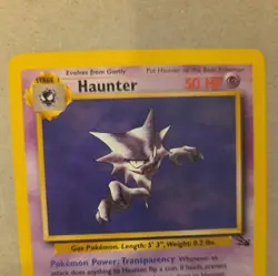 Pokemon TCG Haunter Fossil Unlimited Rare Non-Holo Card 21/62 LP Condition - Image 5
