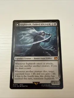 Sephiroth, Fabled SOLDIER Final Fantasy Regular Mtg Magic The Gathering - Image 1
