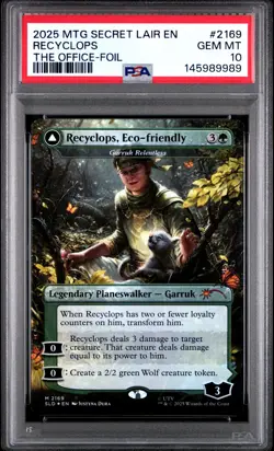 2025 #2169 RECYCLOPS, ECO-FRIENDLY/RECYCLOPS, NATURE'S VENGEANCE PSA 10 - Image 1