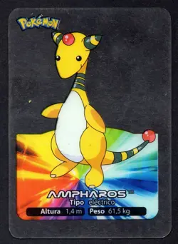 AMPHAROS #029 LAMINCARD COLECCION POKEMON NEW COLLECTION LAMINCARDS 2006 EDIBAS - Image 1