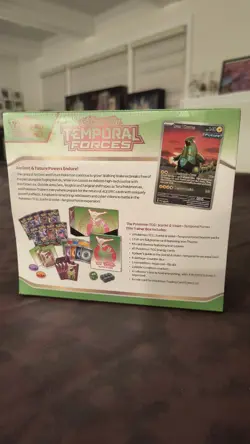 Pokemon Scarlet & Violet Temporal Forces Elite Trainer Box ETB Iron Leaves New - Image 2