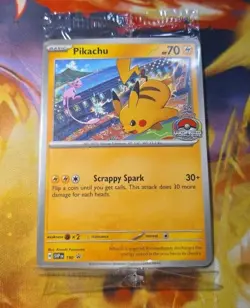 SEALED Pokemon Pikachu SVP 190 World Championships 2024 Black Star Promo NM - Image 1