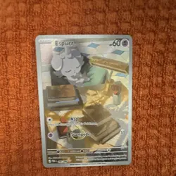 Pokemon TCG Espurr TG15/TG30 Silver Tempest Full Art Holo Trainer Gallery - Image 1
