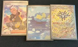 Surging Sparks card Lot 130+ cards, no duplicate finishes, Great binder starter - Image 1