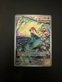 Pokemon Scream Tail Pokemon Center Stamp SVP065 Promo NM - Image 1
