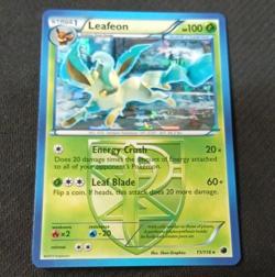 The Pokemon Company Pokemon TCG Leafeon 11/116 Plasma Freeze Holo Rare EN - Image 1