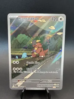 Kangaskhan Pokemon TCG Destined Rivals 204/182 Illustration Rare NM - Image 1