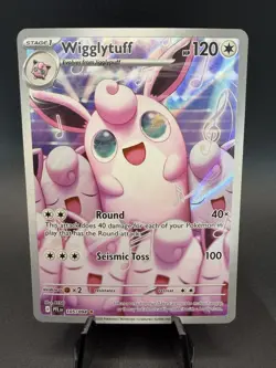 2025 Pokemon Phantasmal Flames Wigglytuff 105/094 Illustration Rare Holo NM - Image 1
