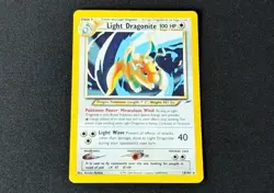 Light Dragonite #14 Pokemon Neo Destiny SWIRL HP - Image 1
