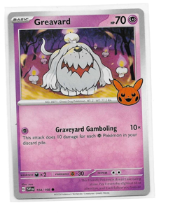 Greavard 104/198 Trick or Trade Pokemon TCG 2023 Regular NM FREE SHIPPING - Image 1