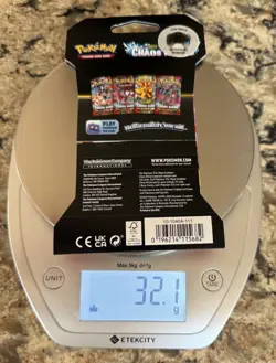 HEAVY! GOD PACKUU SIRUU 32.1g Chaos Rising Pokemon TCG Sleeved Booster (SEALED) - Image 2