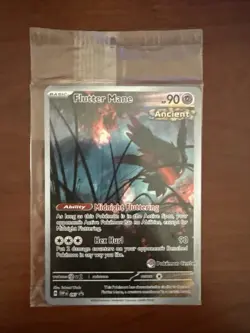 Pokemon Flutter Mane 097 Pokemon Center Stamped Promo Card Sealed - Image 1