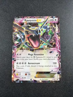 Rayquaza EX (Shiny) XY Promos #XY69 (2014) Promo Holo HP Pokemon - Image 1