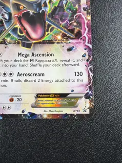Rayquaza EX (Shiny) XY Promos #XY69 (2014) Promo Holo HP Pokemon - Image 4