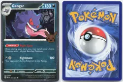 Pokemon GENGAR (COSMOS HOLO) 057/091 Trick or Trade BOOster 2024 NM - Image 3