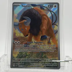 Pokemon TCG Chaos Rising Tauros #096/086 Illustration Rare NM- - Image 1