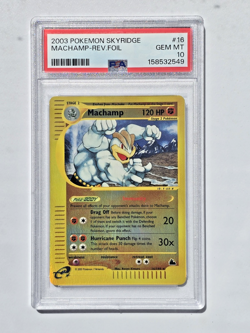 Pokemon Machamp 16/165 - Rev Foil - Skyridge - PSA 10 - GEM MINT - Image 1