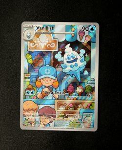 Pokemon Card TCG - Vanillish 190/182 - Paradox Rift - Illustration Rare - NM ⭐ - Image 1