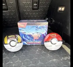 Pokemon TCG Chaos Rising Elite Trainer Box Sealed w/ Darkrai & Slaking Tins - Image 1