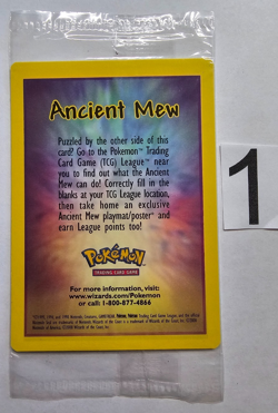 Ancient Mew SEALED Pokemon TCG Unopened 2000 Movie Promo Holo Card - VERY RARE - Image 2