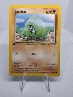 Pokemon TCG Neo Discovery Larvitar 57/75 Common 1st Ed EN NM - Image 1