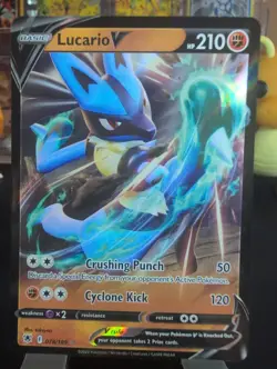 Lucario V 078/189 Swsh10: Astral Radiance Holo Pokemon TCG Near Mint Condition - Image 2