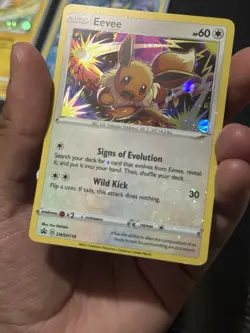Pokemon Eevee SWSH118 BSP HOLO BLEED With HD SWIRLS 🌀 - Image 2