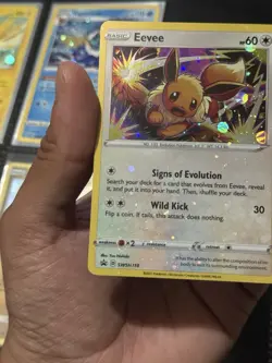 Pokemon Eevee SWSH118 BSP HOLO BLEED With HD SWIRLS 🌀 - Image 3