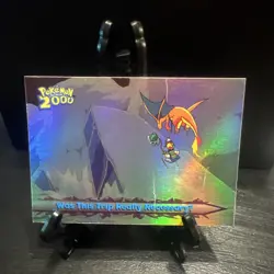 Was This Trip Really Necessary; Topps Pokemon Movie #49; Rainbow Foil, Blue Logo - Image 1