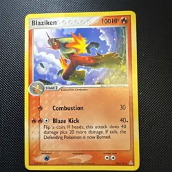 Pokemon TCG Blaziken 20/110 EX Holon Phantoms Rare - LP - Image 1