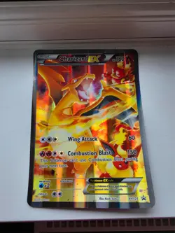 Pokemon Card TCG - Charizard EX XY121 Jumbo Oversized Black Star Promo Card - Image 2