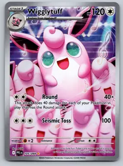 Pokemon TCG Wigglytuff 105/094 Phantasmal Flames Illustration Rare IR NM - Image 1