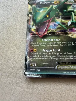 Pokemon TCG Rayquaza EX BW47 Black Star Promo Pokemon Card 2012 - Image 4