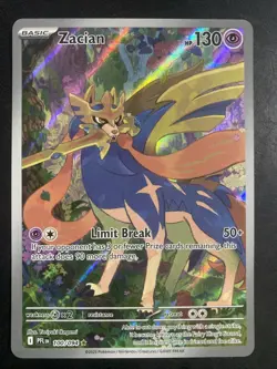 Zacian 100/094 IR NM - Pokemon TCG Phantasmal Flames - Image 1