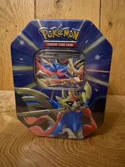 Pokemon Zacian EX collectors tin sealed - Image 1