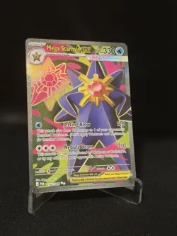 Pokemon TCG Mega Starmie Ex 102/088 Perfect Order UR Near Mint - Image 1
